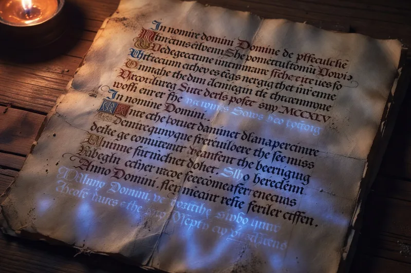 Illustration for Palimpsest Meaning: When Earlier Writing Bleeds Through